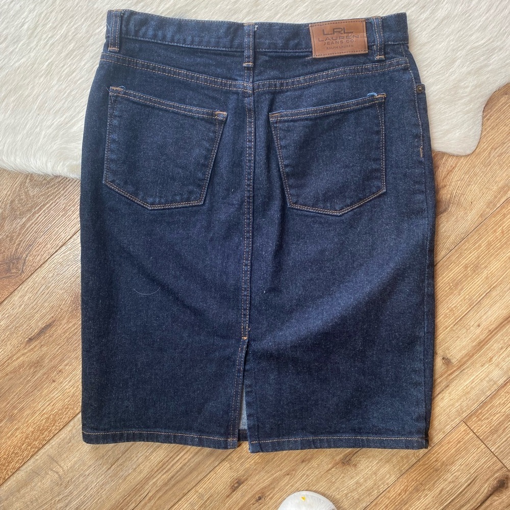Lauren Ralph Lauren denim skirt - Picture 6 of 9